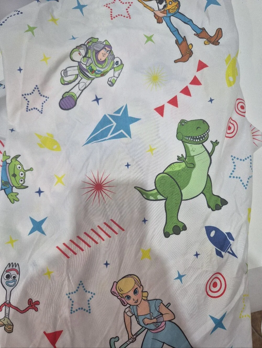 Children's Full Sheet Set Toy Story Buzz & Woody With Two Reversible Pillowcase